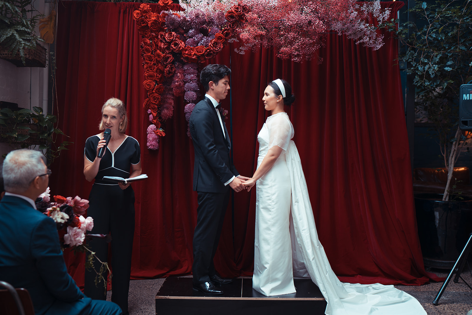 Rupert on Rupert wedding ceremony